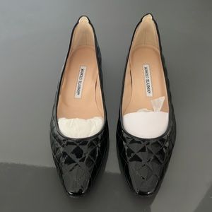 Manolo Blahnik Patent Flats